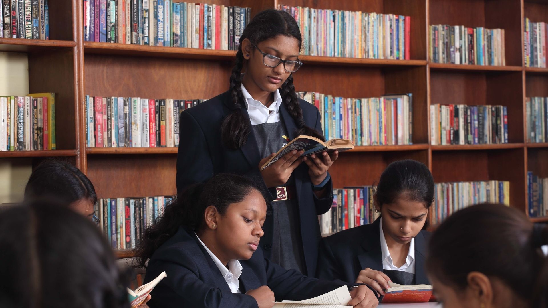 Students in a classroom